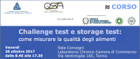Challenge test e storage test: come misurare la qualità degli alimenti 20 ottobre 2017 | Torino