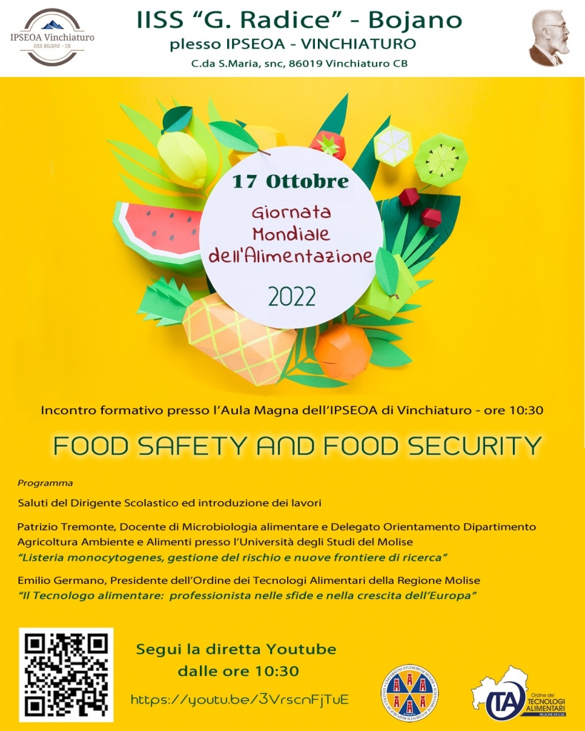 Incontro formativo - Food Safety and Food Security