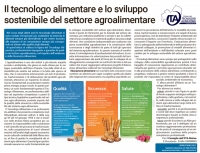 Il tecnologo alimentare e lo sviluppo sostenibile del settore agroalimentare