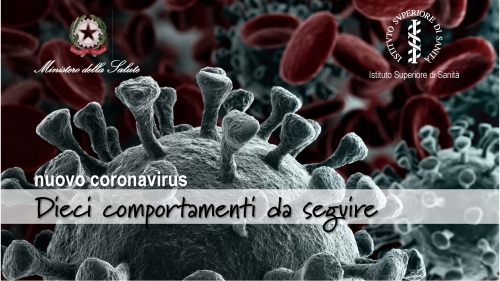 Nuovo coronavirus - Dieci comportamenti da eseguire